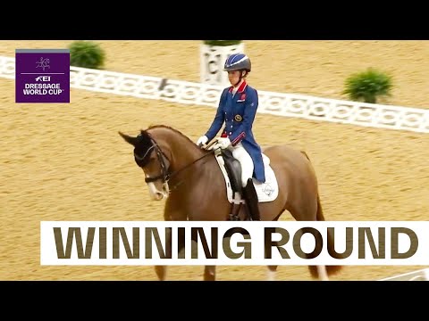 Charlotte Dujardin and Pete shine bright in London! | FEI Dressage World Cup™ London